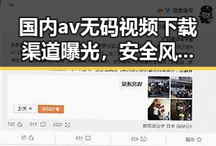 国内av无码视频下载渠道曝光，安全风险引发关注